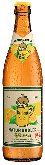 Flasche der Sorte Berliner Kindl Natur Radler Zitrone – zur Detailseite des Produkts
